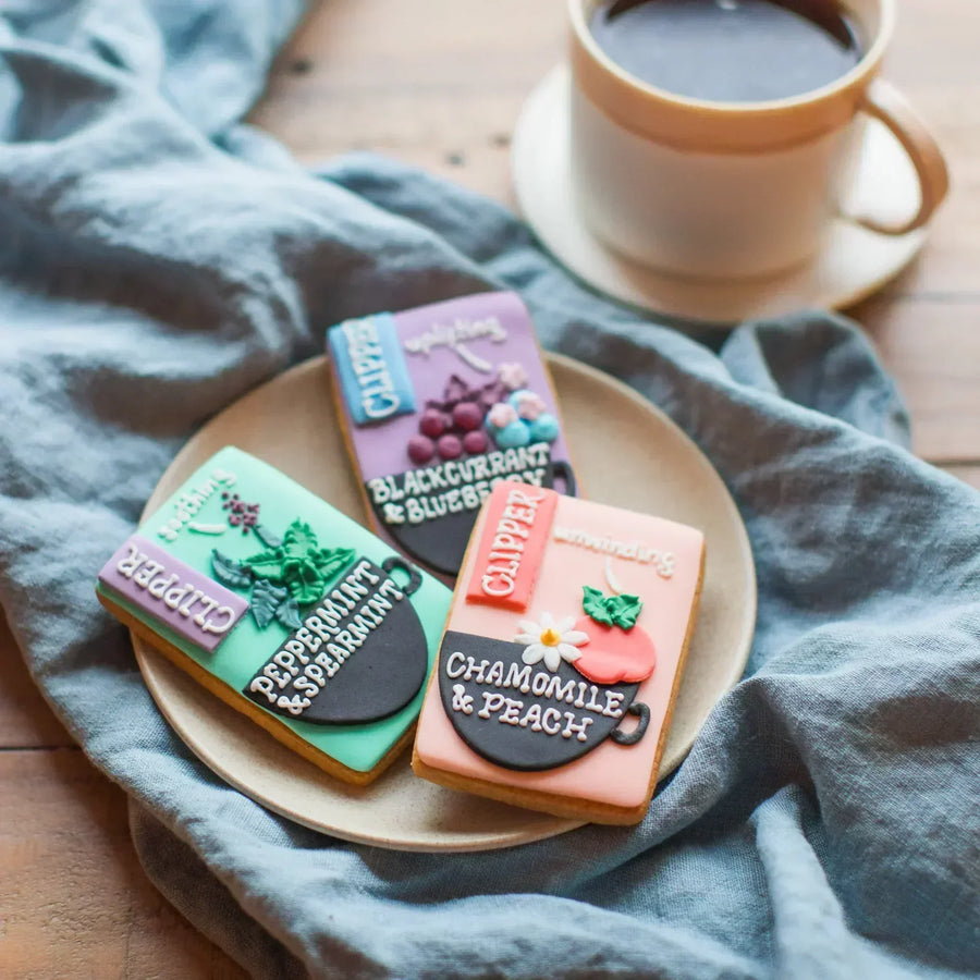 Hand iced branded biscuits for a product launch