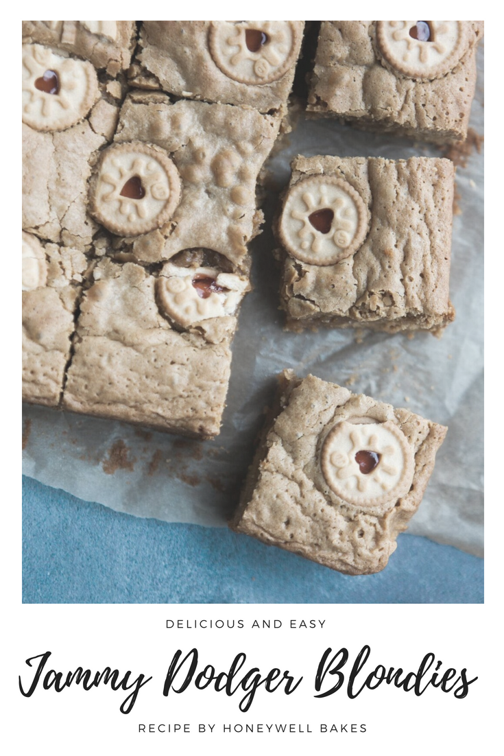 Jammy Dodger Blondies Recipe