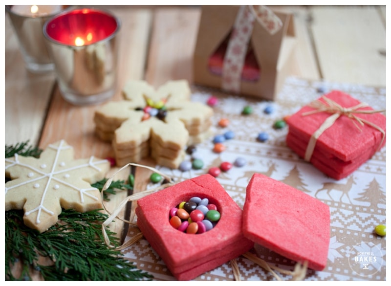 On the 11th Day Of Christmas...Pinata Present Cookies with Floribunda Rose