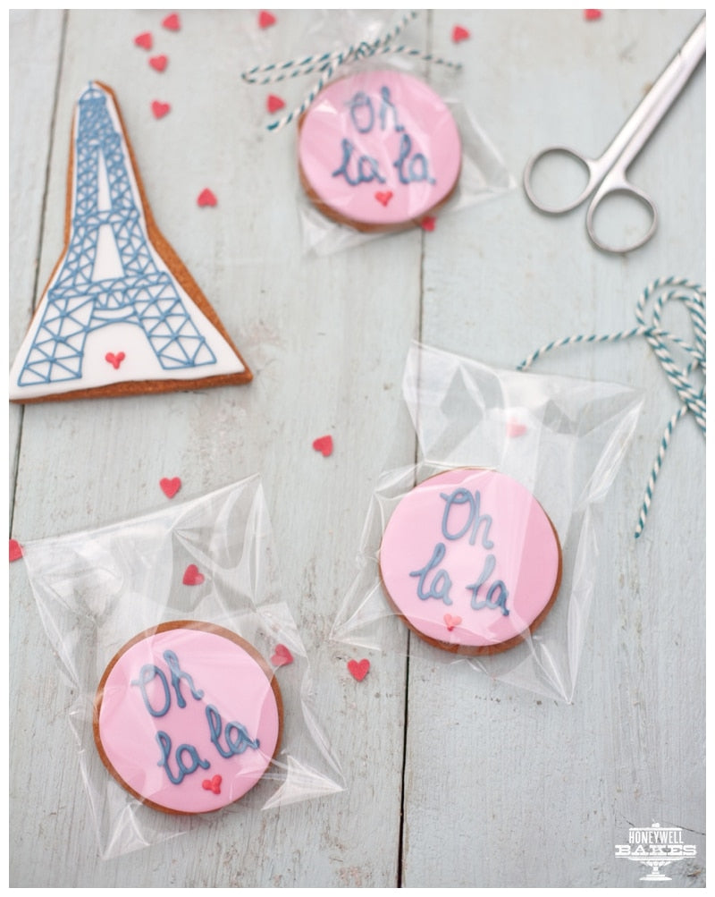 Oh la la! Paris themed biscuits