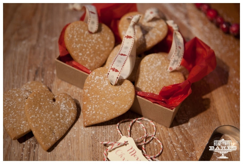 Vanilla Heart Biscuit Decorations