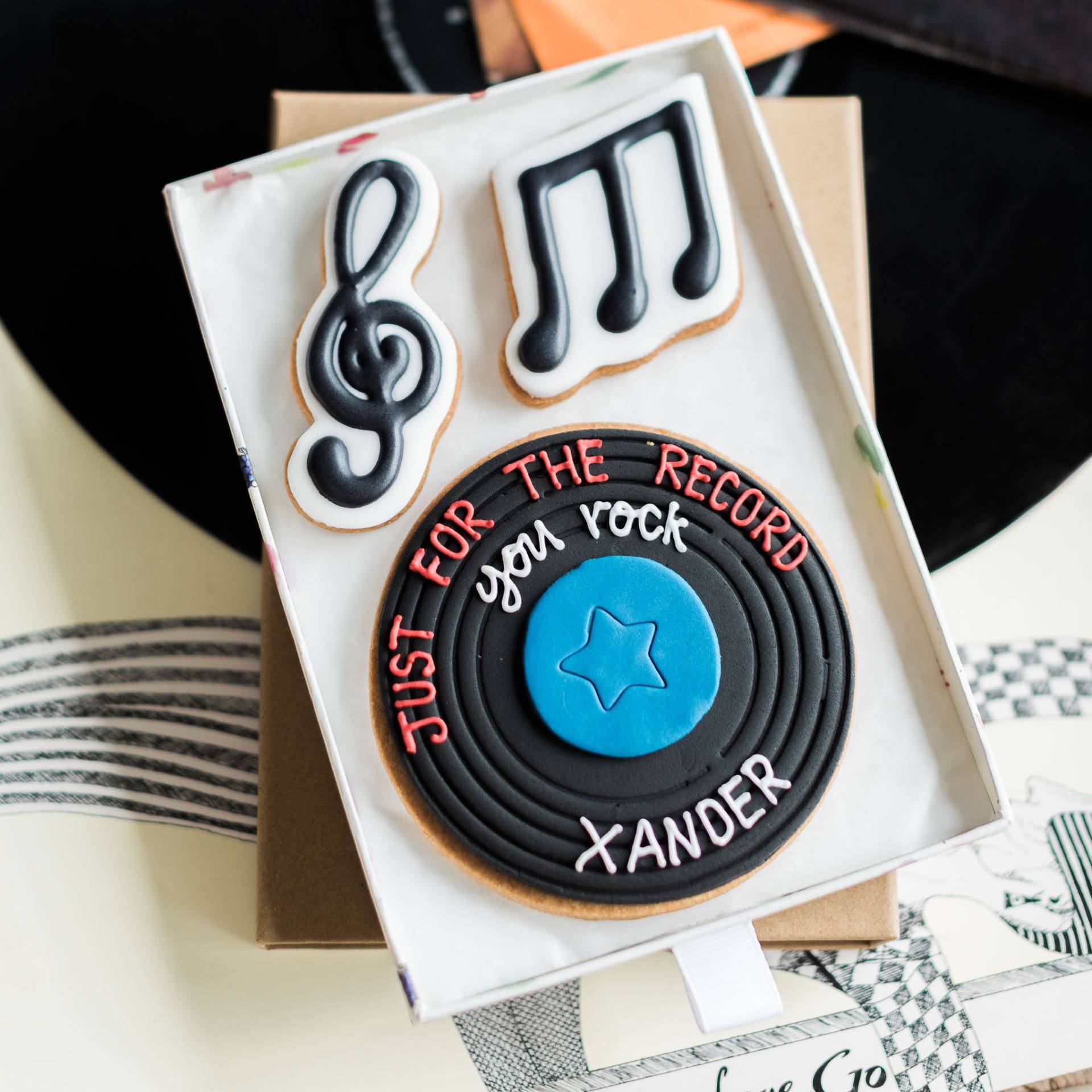Just For The Record Biscuit Gift