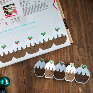 Cute Christmas Pudding Biscuit Baking kit - learn to bake festive biscuits at home
