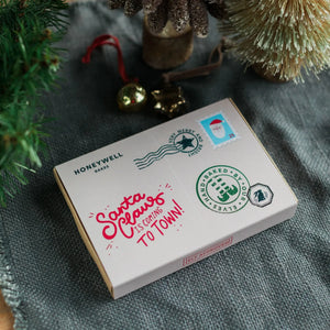Christmas postcard packaging
