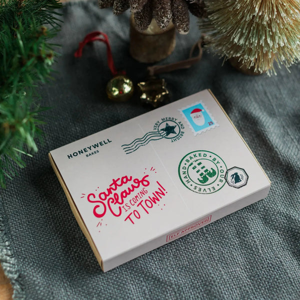 Christmas postcard packaging