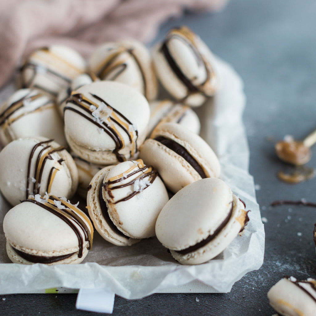 Salted Caramel Macarons