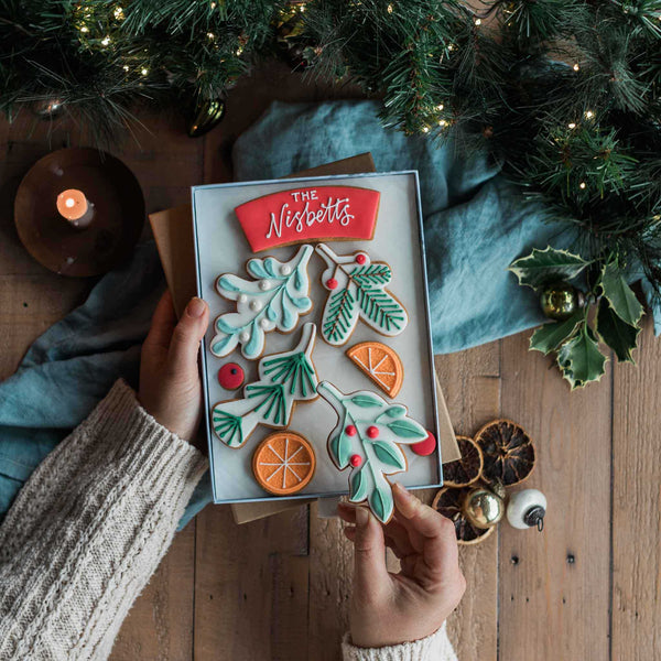 Christmas Garland Biscuit Gift