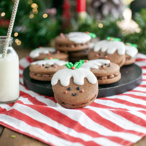 Cute Christmas Pudding Cookie Kit