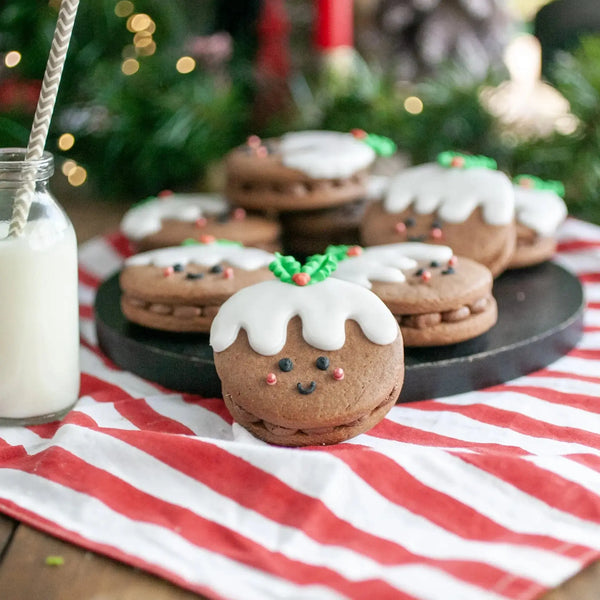 Cute Christmas Pudding Cookie Kit