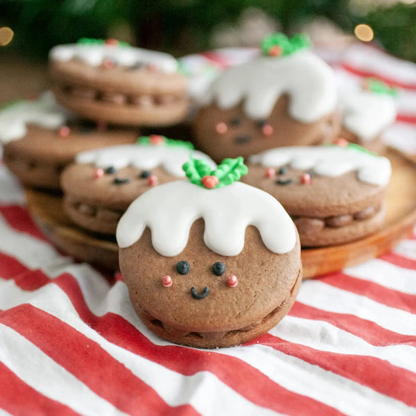 Cute Christmas Pudding Cookie Kit