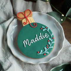 Personalised Bauble Biscuit Gift