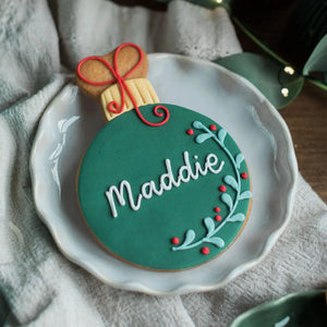 Personalised Bauble Biscuit Gift