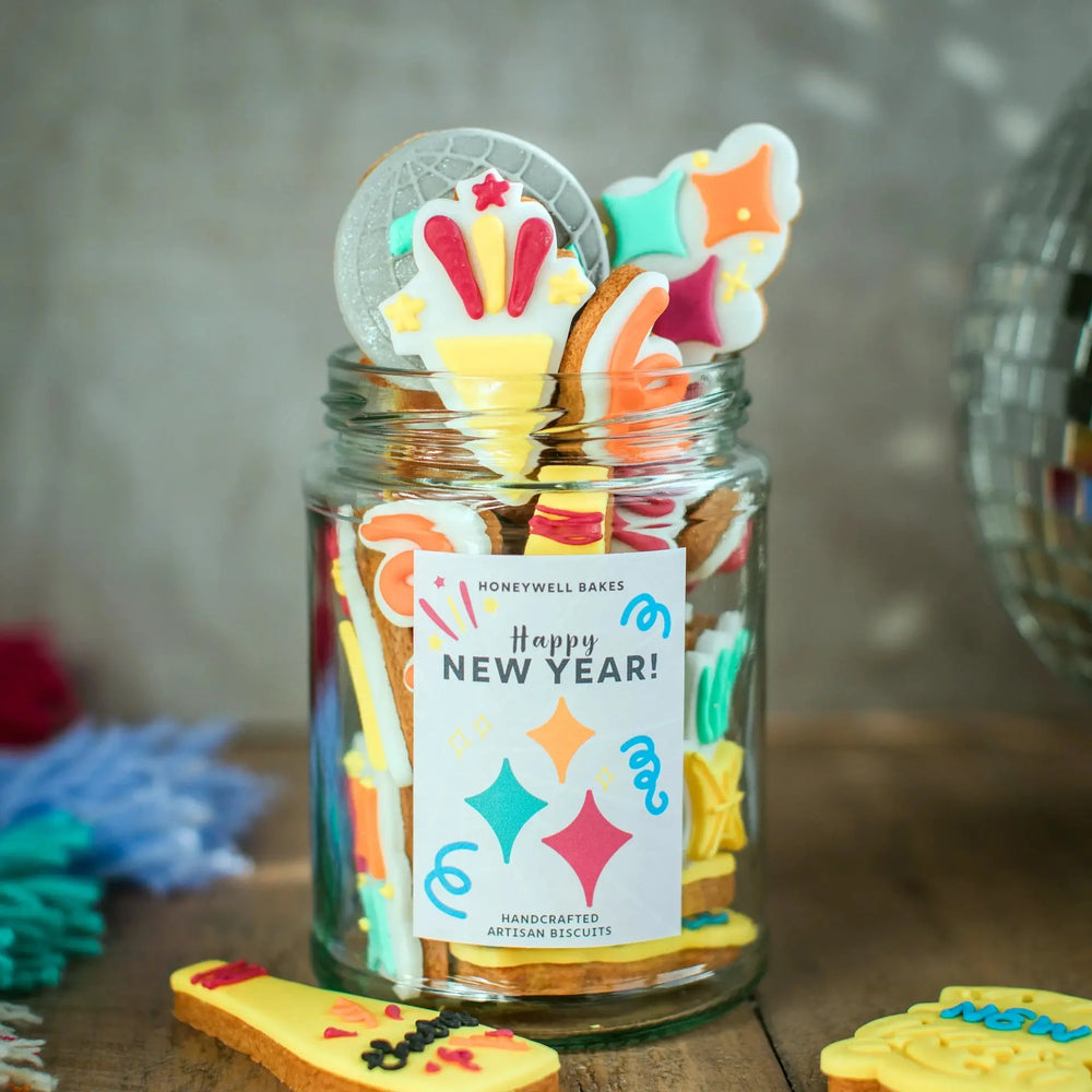 New Year’s Eve Biscuit Jar