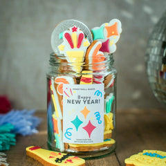 New Year’s Eve Biscuit Jar