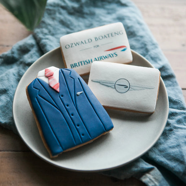 Custom printed logo biscuits | Landscape Rectangle