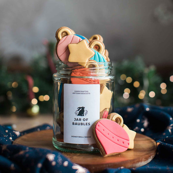 Jar of Bauble Biscuits