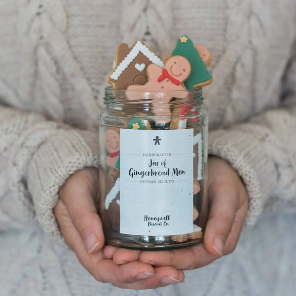Jar of Gingerbread Men Biscuits