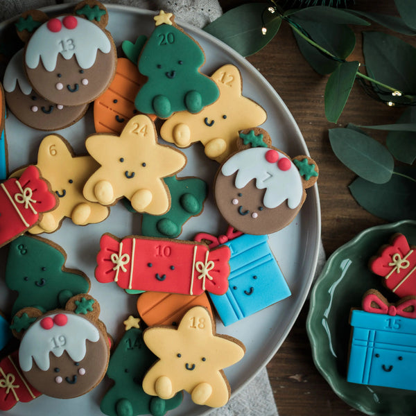 Jar of Advent Biscuits HoneyWellBakes