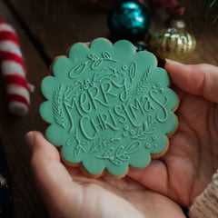 Merry Christmas Biscuit x 5