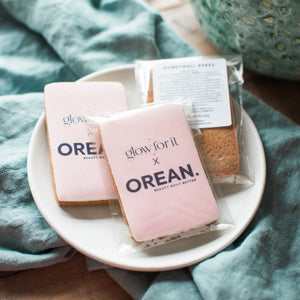 Custom printed logo biscuits | Rectangle