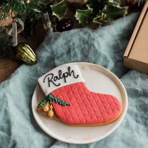 Personalised Stocking Biscuit Gift