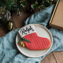 Personalised Stocking Biscuit Gift