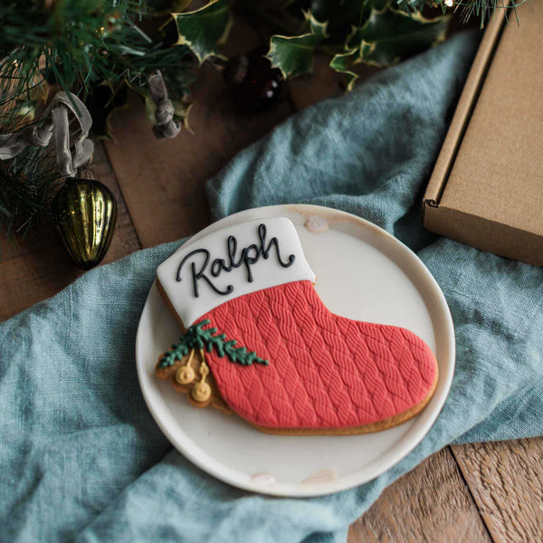 Personalised Stocking Biscuit Gift