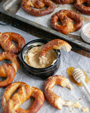 Honeywell Bakes Bread Bakers Subscription, Freshly baked hot honey pretzels 