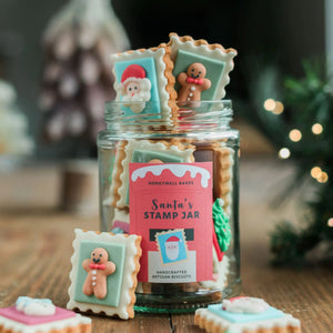 Santa's Biscuit Stamp Jar