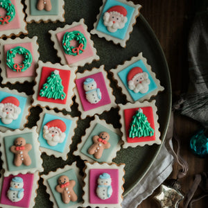 Santa's Biscuit Stamp Jar