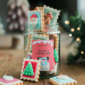 Santa's Biscuit Stamp Jar