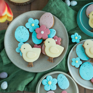 Springtime Iced Biscuit Jar