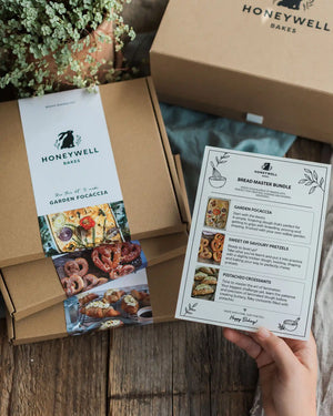 Honeywell Bakes - Bread Master Bundle - A trio of bread baking kits with easy to follow instructions, in a hamper box