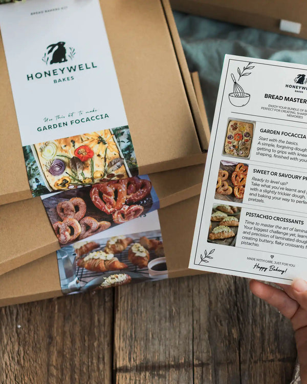 Honeywell Bakes - Bread Master Bundle - A trio of bread baking kits with easy to follow instructions, in a hamper box