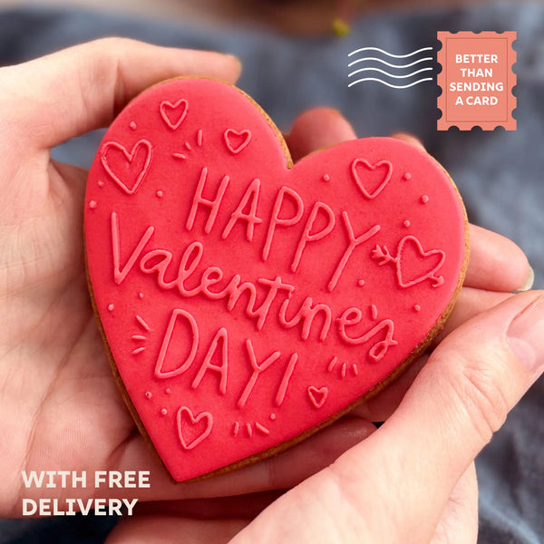 Happy Valentine's Day Biscuit