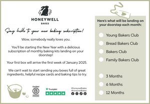 Christmas 12 Month Bakers Subscription - Honeywell Bakes