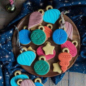 Jar of Bauble Biscuits - Honeywell Bakes