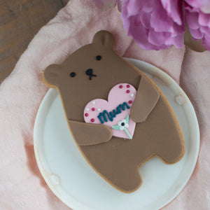 Just For Mum Biscuit Bear - Honeywell Bakes