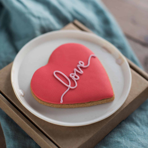 Love Heart Biscuit - Honeywell Bakes