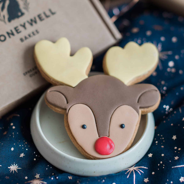 Reindeer Biscuit - Honeywell Bakes