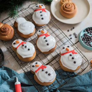 Snowman Cinnamon Roll Baking Kit - Honeywell Bakes