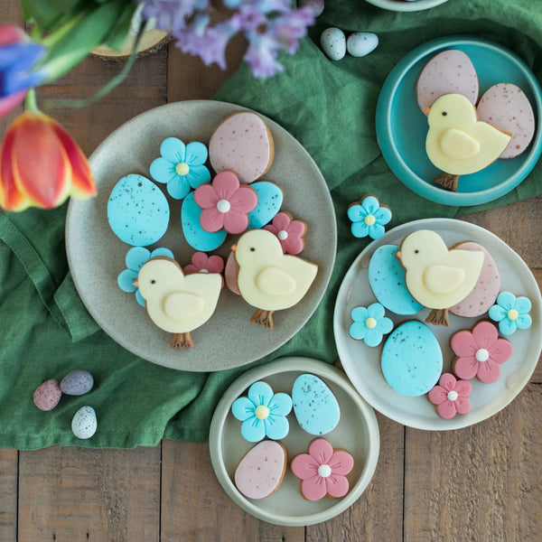 Springtime Iced Biscuit Jar - Honeywell Bakes