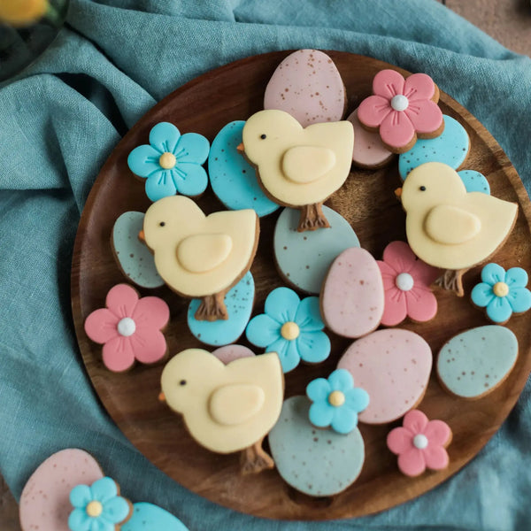 Springtime Iced Biscuit Jar - Honeywell Bakes