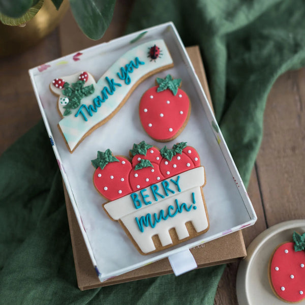 Thank You Berry Much Biscuit Gift - Honeywell Bakes